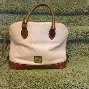 Pink “pepto” color Dooney & Bourke tote